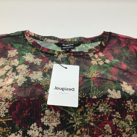 NWT Desigual Floral Shirt - Size S - Picture 6 of 10